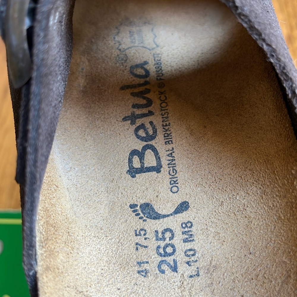 🌿Betula by Birkenstock Unisex Suede Sandals NIB - Picture 7 of 12